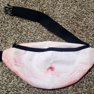 Hairy belly fanny pack